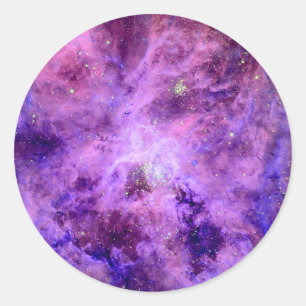 Adesivo Redondo Nebulosa Tarântula 30 Doradus Foto Espacial Hubble