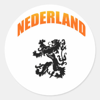 Adesivo Redondo Nederland leeuw Voetbal wk
