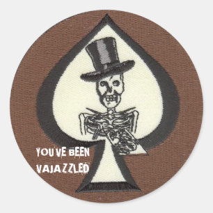 Adesivo Redondo Negociante Vajazzle da morte