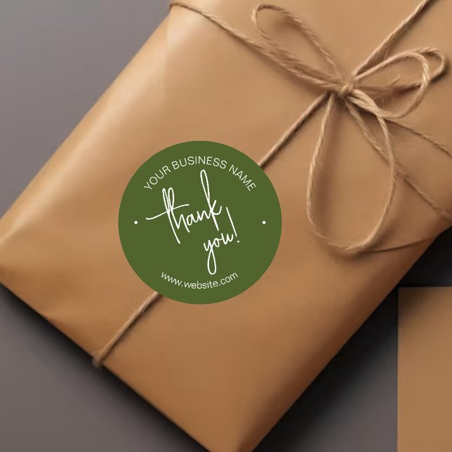 Adesivo Redondo Negócios Escriturados Verde Oleícola Escuro Obriga (Criador carregado)