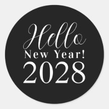 Negra e Branca Clássica do Ano Novo