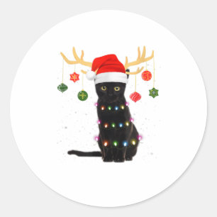 Adesivo Redondo Negra Negra Nata Natal L