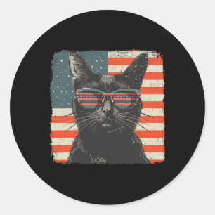 Adesivo Redondo Negra Patriótica Camisa 4 De Julho Homens Ki