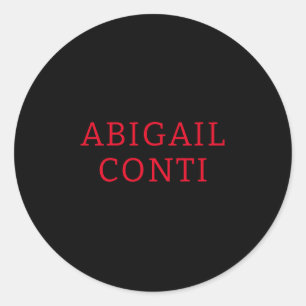 Adesivo Redondo Negra vermelha-vermelha minimalista profissional