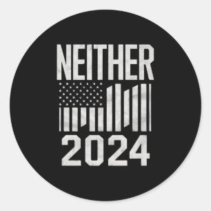 Adesivo Redondo Nem 2024 Eleições Políticas Engraçadas 2024