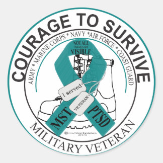 Adesivo Redondo Nem todas as feridas são visíveis