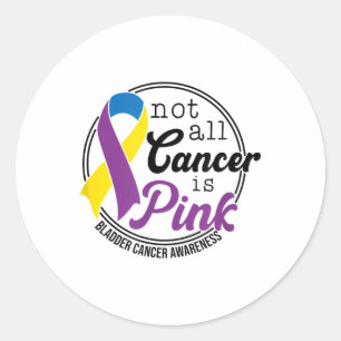 Adesivo Redondo Nem Todos Os Canceres São Rosa, A Consciência Do C