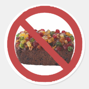Adesivo Redondo nenhum fruitcake