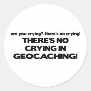 Adesivo Redondo Nenhum grito - Geocaching