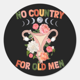 Adesivo Redondo Nenhum País Para O Velho