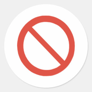 Adesivo Redondo Nenhum símbolo