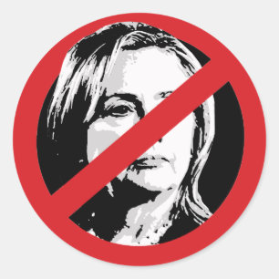 ADESIVO REDONDO NENHUMA HILLARY