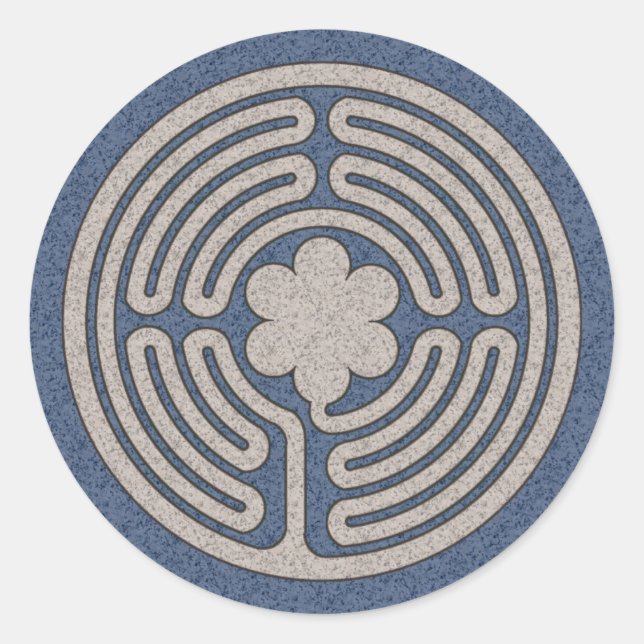 Adesivo Redondo Neo Medieval Labyrinth Stickers (Frente)