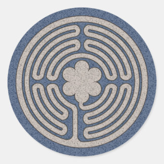 Adesivo Redondo Neo Medieval Labyrinth Stickers