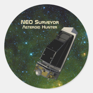 Adesivo Redondo NEO Surveyor Asteroid Hunter