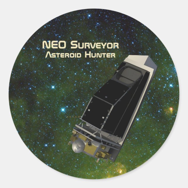 Adesivo Redondo NEO Surveyor Asteroid Hunter (Frente)