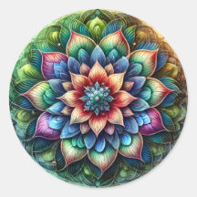 Neon Mandala Celestial com Abstrato vibrante