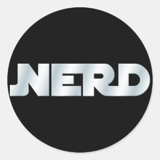 Adesivo Redondo Nerd