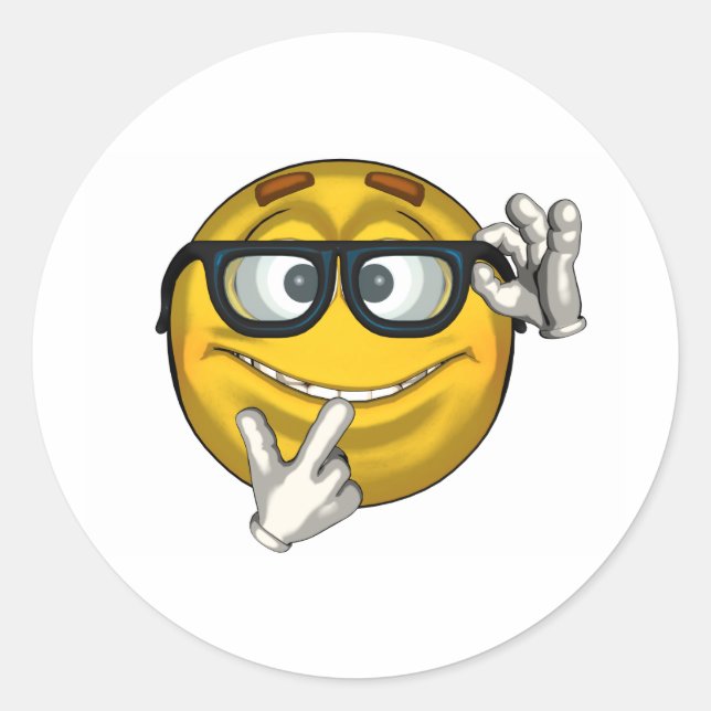 Adesivo Redondo Nerd - Tonelada (Frente)