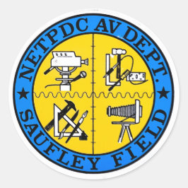 ADESIVO REDONDO NETPDC AV DEPT SAUFLEY FIELD STICKER