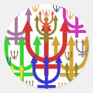 Adesivo Redondo Netuno