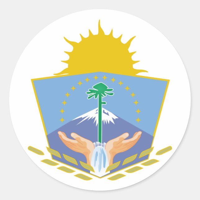 Adesivo Redondo Neuquen, Argentina (Frente)