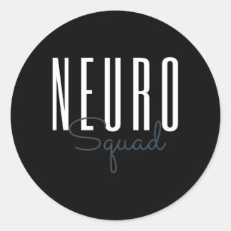 Adesivo Redondo Neuro Squad Neurology Enfermeira Cirúrgica Neuro