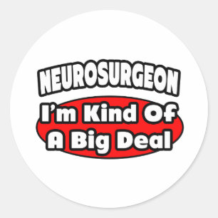 Adesivo Redondo Neurocirurgião...Grande Acordo