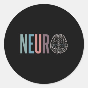 Adesivo Redondo Neurologia Enfermeira Neuro Squad