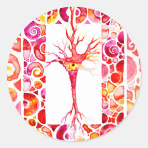 Adesivo Redondo Neuron