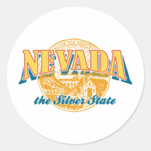 Adesivo Redondo Nevada - O Estado Prata