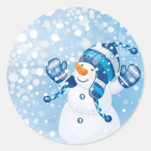 Adesivo Redondo Neve