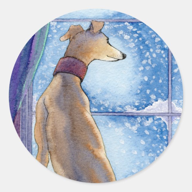 Adesivo Redondo Neve (Frente)