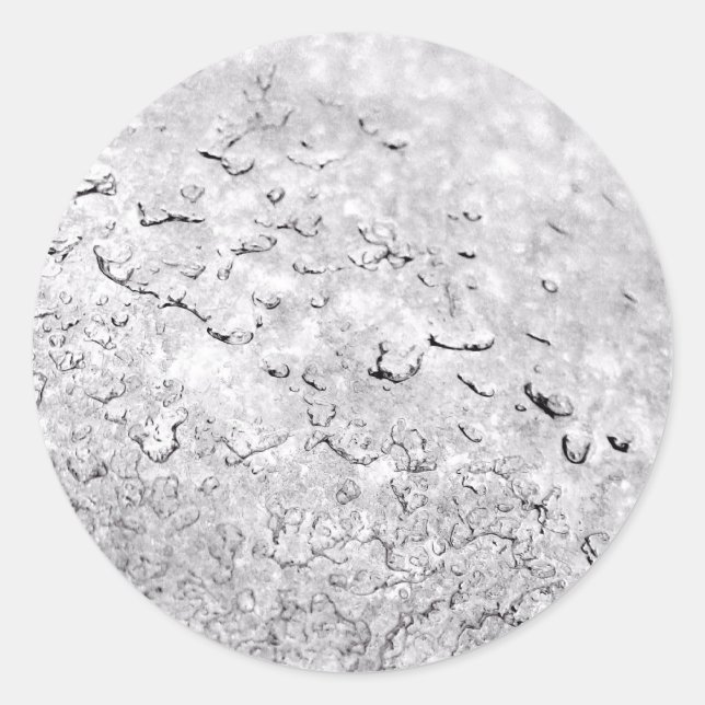 Adesivo Redondo Neve de fusão (Frente)