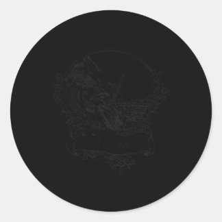 Adesivo Redondo Nevis, West Indies Vintage Retro Surfing Surfer Va