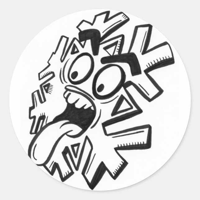 Adesivo Redondo névoa (Frente)