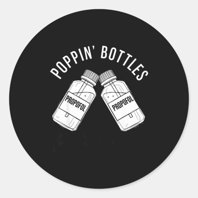 Adesivo Redondo New Years Shirt, Nurse Png Bottles For The New Yea (Frente)