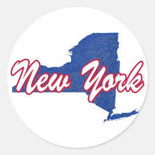 Adesivo Redondo New York