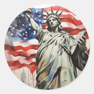 ADESIVO REDONDO NEW YORK STICKER