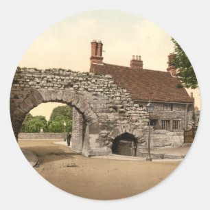 Adesivo Redondo Newport Arch, Lincoln City, Lincolnshire, Inglater