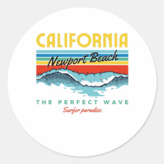 Adesivo Redondo Newport Beach