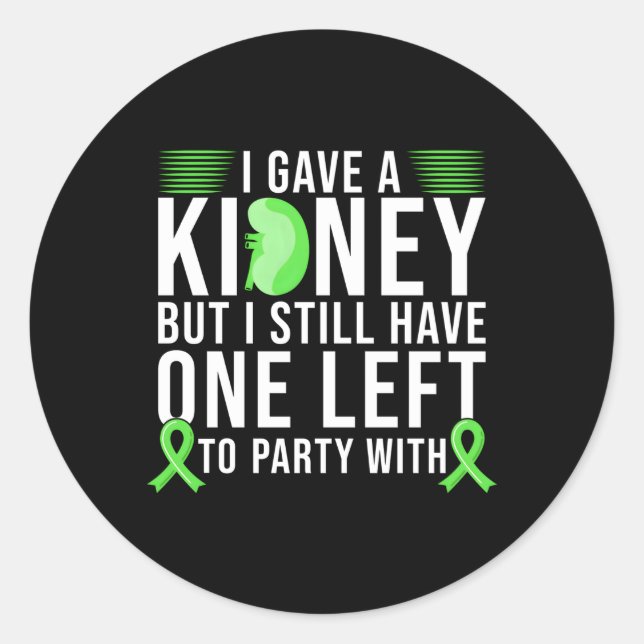 Adesivo Redondo Ney Donor Ney Transplante (Frente)