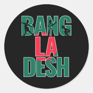 Adesivo Redondo Ngladesh Cricket Ngladeshi Fans Jersey