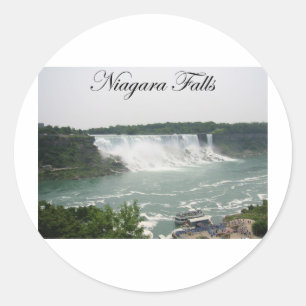 Adesivo Redondo Niagara Falls