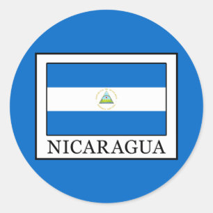 Adesivo Redondo Nicarágua