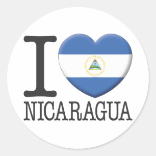 Adesivo Redondo Nicarágua