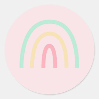 Adesivo Redondo nice rainbow