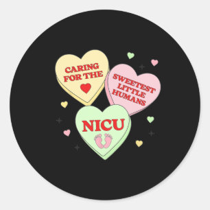 Adesivo Redondo Nicu Enfermeiro Dia de os namorados Docente Médico