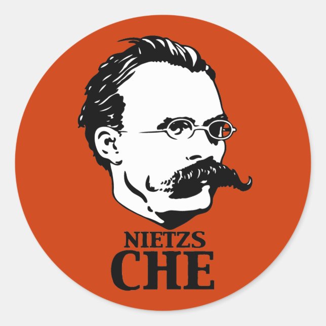 Adesivo Redondo Nietzs-Che (Frente)