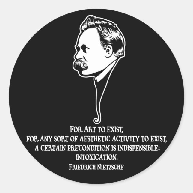 Adesivo Redondo Nietzsche-art-1-DKT (Frente)